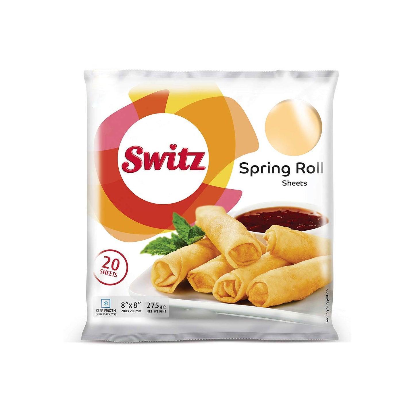Switz Spring Roll 20 Sheets - Size 8" x 8" (275g)